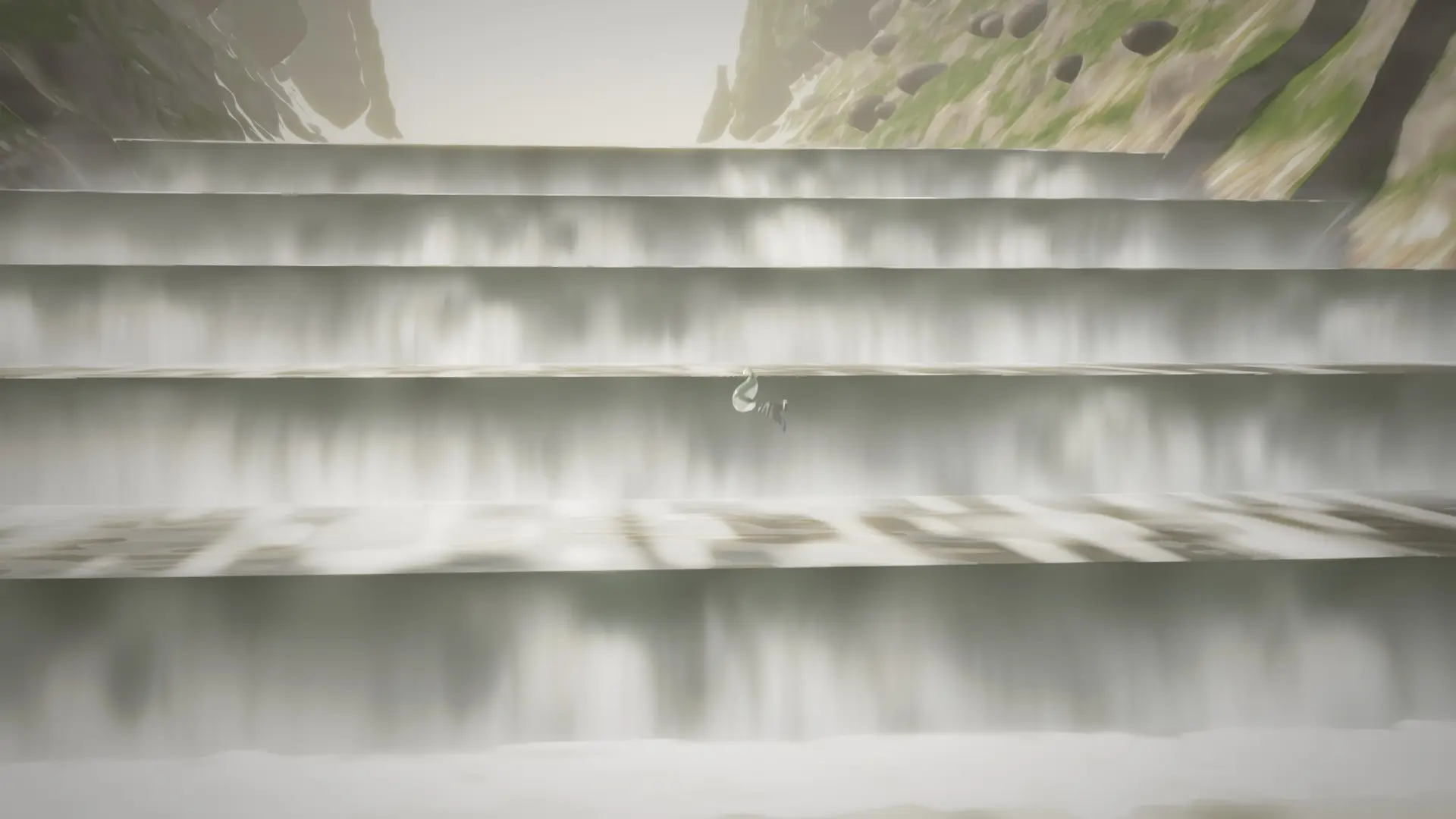 The falls, step after step